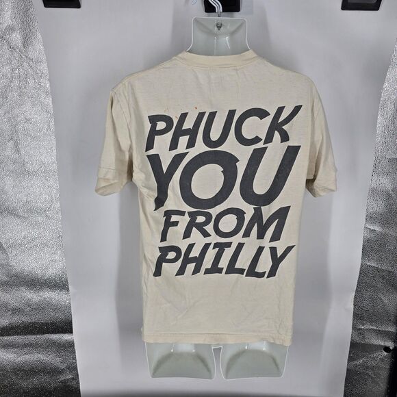 The Wonder Years Shirt Mens Medium Off White Phuck You From Philly T-Shirt Tee - Picture 4 of 6
